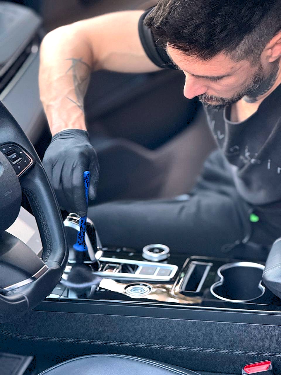 Carro vermelho detalhado